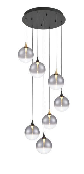 Eurofase 48930-024 Iissa 21" Gold-Black Mix LED Chandelier