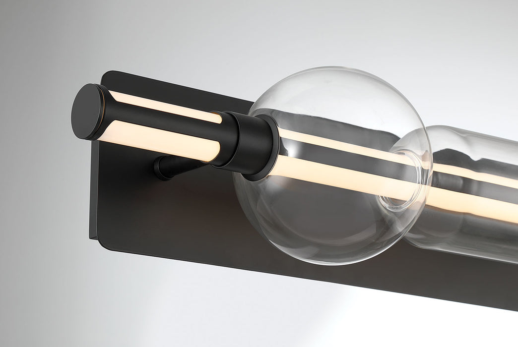 Eurofase 50049-011 Lucent 26" Matte Black LED Vanity Light