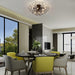 Eurofase 46762-016 Dendelio 30" Matte Black Chandelier