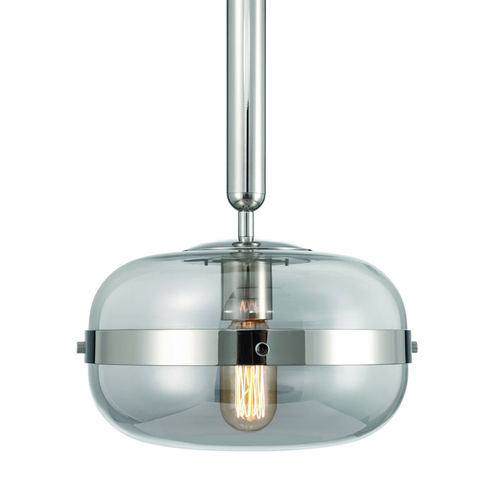 Eurofase 37196-024 Nottingham 18" Polished Nickel Pendant Light