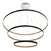 Eurofase 43900-015 Verdura 60" Matte Black LED Chandelier