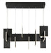 Eurofase 38044-021 Coburg 42" Anodized Black LED Chandelier