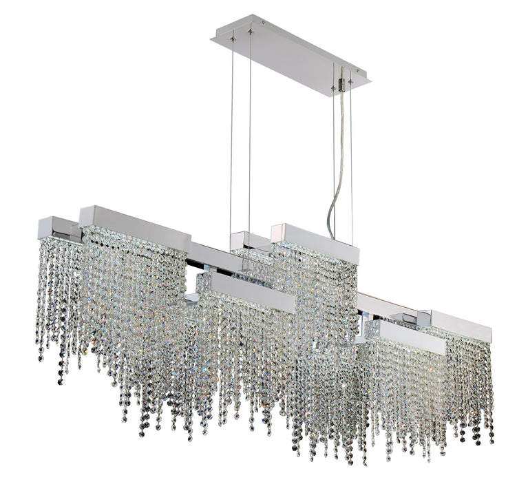 Eurofase 30005-013 Rossi 51" Chrome LED Chandelier
