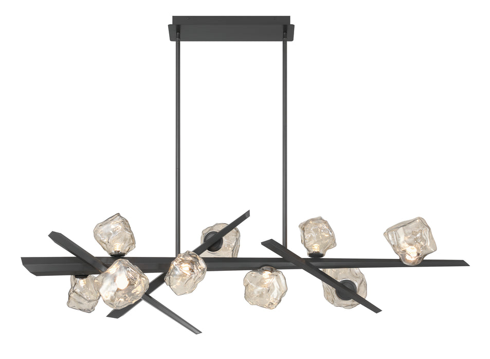 Eurofase 47236-028 Thorah 59" Matte Graphite LED Chandelier