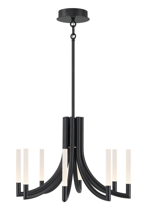 Eurofase 49010-039 Olette 24" Matte Black LED Chandelier