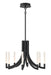 Eurofase 49010-039 Olette 24" Matte Black LED Chandelier
