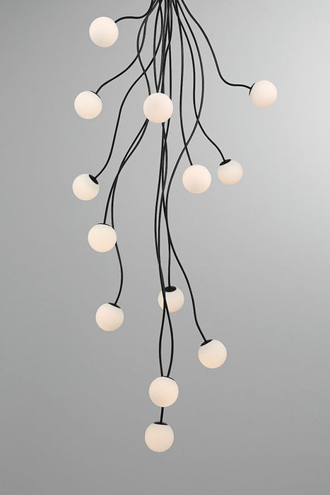 Eurofase 50256-013 Athena 28" Matte Black LED Chandelier