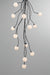 Eurofase 50256-013 Athena 28" Matte Black LED Chandelier