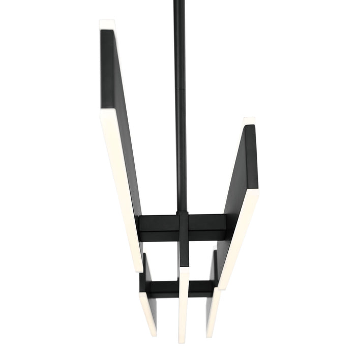 Eurofase 37065-010 Cameno 55" Matte Black LED Chandelier