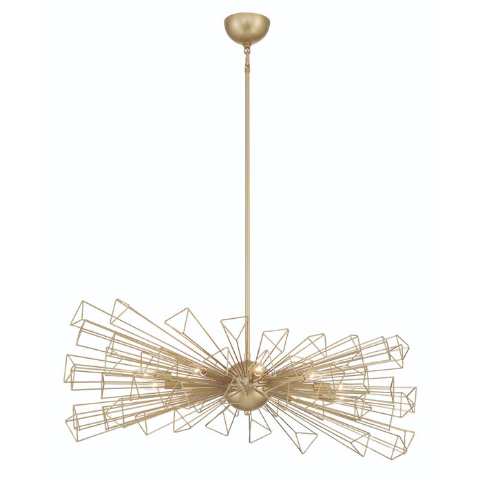 Eurofase 46761-026 Dendelio 45" Matte Gold Chandelier