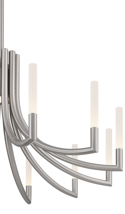 Eurofase 49011-029 Olette 36" Brushed Nickel LED Chandelier