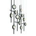 Eurofase 47256-026 Barletta 53" Anodized Black LED Chandelier