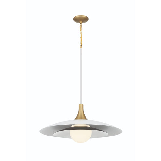 Eurofase 46785-015 Welsh 30" Matte White LED Pendant Light