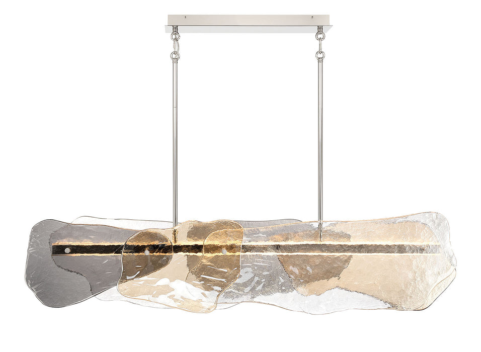 Eurofase 50461-011 Grotto 58" Polished Nickel LED Chandelier