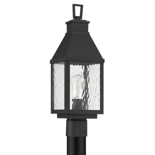 Exterior Post Light Thesis 207764A Glencrest 20 inch 1 light Textured Black Exterior Post Light with Clear Water Glass THESIS