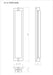 Eurofase 48962-018 Tribek 32" Gold LED Outdoor Wall Light