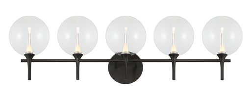 Eurofase 48921-015 Iissa 5-Light Matte Black LED Vanity Light
