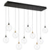 Eurofase 48934-015 Iissa 47" Gold-Black Mix LED Chandelier