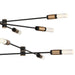 Eurofase 37051-013 Albany 41" Brass-Black Mix LED Chandelier