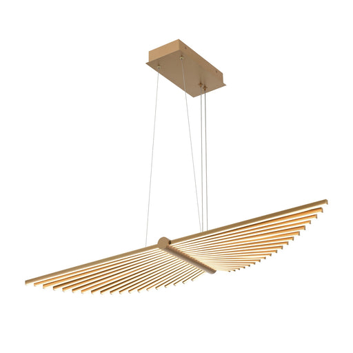 Eurofase 46841-025 Seraph 39" Matte Gold LED Chandelier