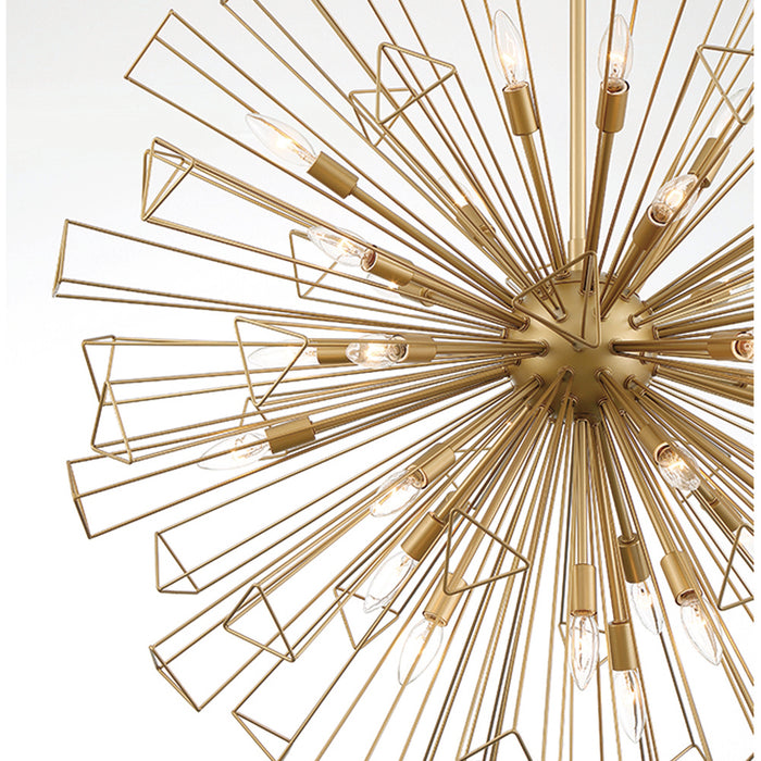 Eurofase 43865-025 Dendelio 54" Matte Gold Chandelier