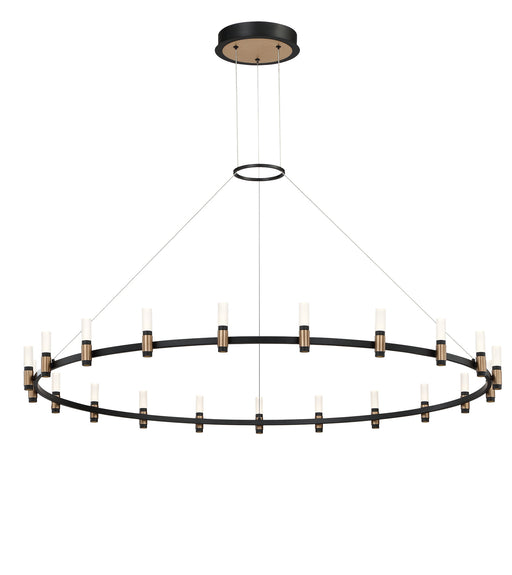 Eurofase 37045-012 Albany 60" Brass-Black Mix LED Chandelier