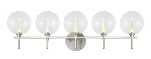 Eurofase 48920-018 Iissa 5-Light Satin Nickel LED Vanity Light