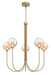 Eurofase 48922-039 Iissa 34" Gold LED Chandelier