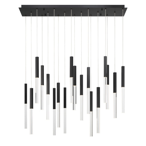 Eurofase 46771-018 Benicio 42" Matte Black LED Chandelier