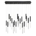 Eurofase 46771-018 Benicio 42" Matte Black LED Chandelier