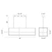 Eurofase 39324-016 Bordo 56" Matte Black LED Chandelier