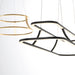 Eurofase 43877-010 Cadoux 44" Matte Black LED Chandelier