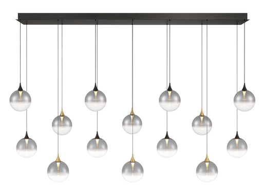 Eurofase 48940-023 Iissa 72" Gold-Black Mix LED Chandelier
