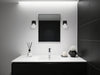 Vanity Light Thesis 207849A Mansfield 6 inch 1 light Matte Black Vanity Light with Opal Glass Shade THESIS