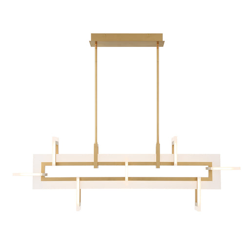 Eurofase 45719-011 Inizio 48" Matte Gold LED Chandelier