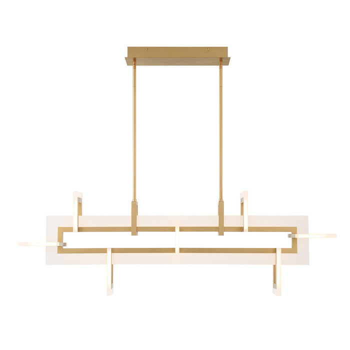 Eurofase 45719-011 Inizio 48" Matte Gold LED Chandelier