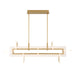 Eurofase 45719-011 Inizio 48" Matte Gold LED Chandelier