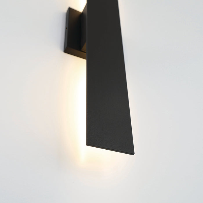 Eurofase 42708-018 Annette 23" Powder Coat Black LED Outdoor Wall Light