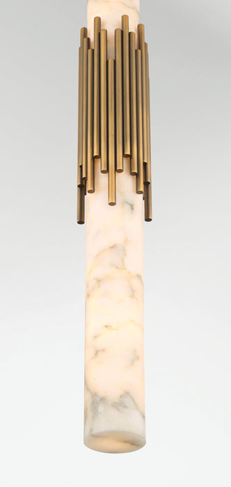 Eurofase 50354-023 Venna 29" Antique Brass LED Pendant Light