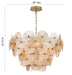 Eurofase 44572-013 Sue-Anne 29" Matte Gold Chandelier