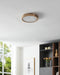 Flush Mount Thesis 207615A Argyle 12 inch Champagne Gold and Natural Alabaster 5CCT LED Flush Mount THESIS