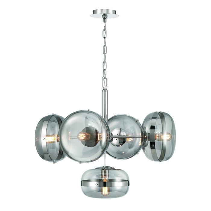 Eurofase 38129-025 Nottingham 28" Polished Nickel Chandelier
