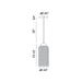Eurofase 35943-026 Kenmore 14" Gold LED Pendant Light