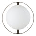 Vanity Light Thesis 206968A Parker 6 inch 1 light Brushed Nickel Vanity Light with Etched Opal Glass Shade THESIS