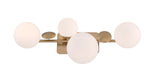 Eurofase 49086-010 Vine 4-Light Gold LED Vanity Light