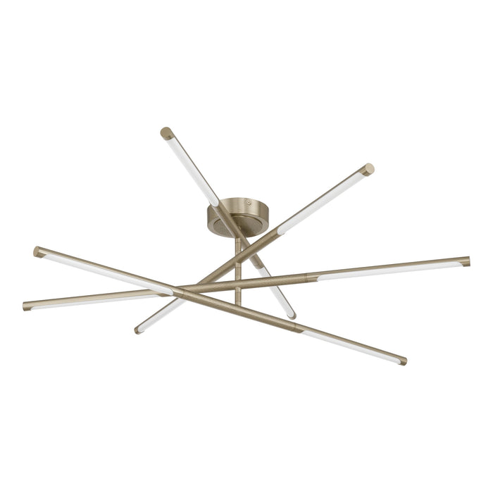 Chandelier Thesis 207281A Overture 36 inch 8 light Champagne Gold 5CCT LED Chandelier THESIS