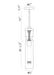 Eurofase 46430-021 Mistero 21" Satin Nickel Pendant Light