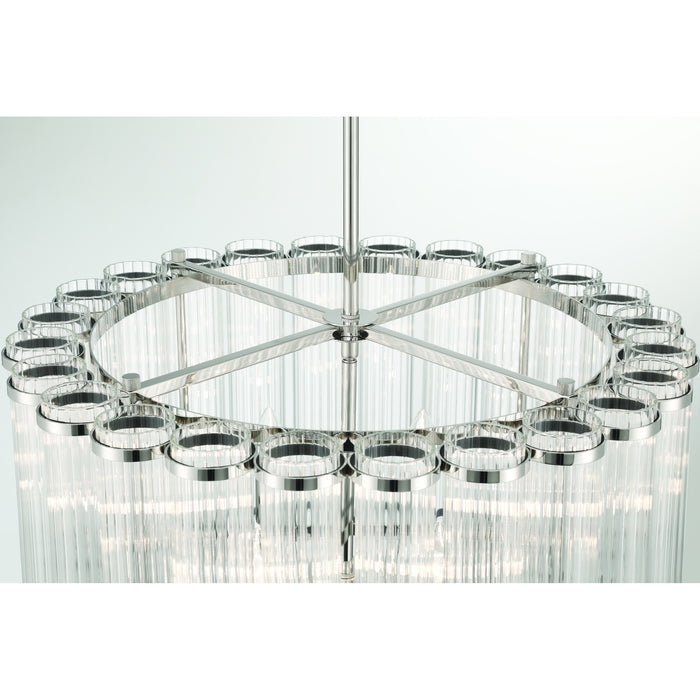 Eurofase 47239-029 Glasbury 24" Polished Nickel Chandelier