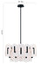 Eurofase 47209-022 Nuvola 24" Matte Black LED Chandelier