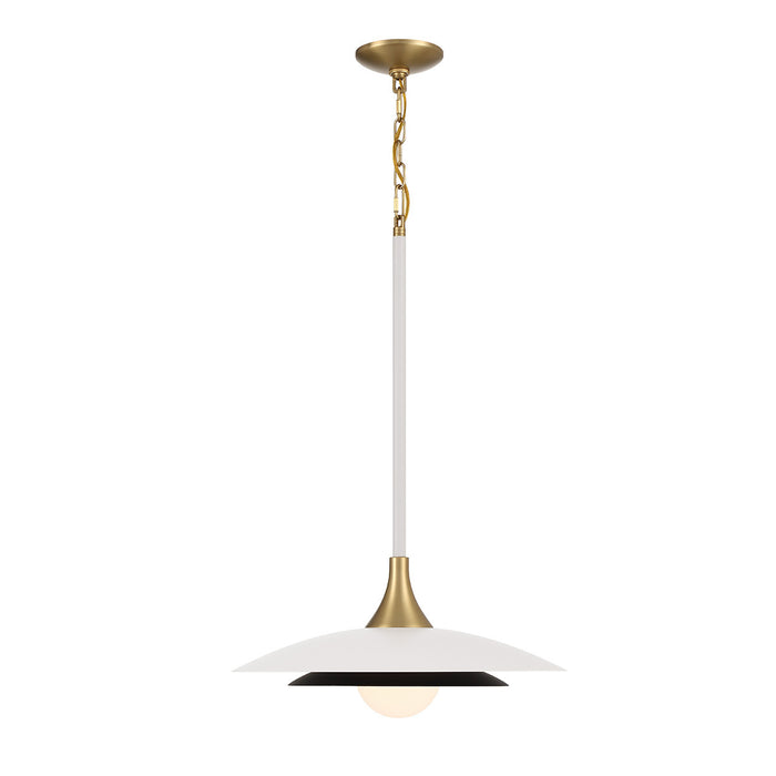 Eurofase 46441-010 Welsh 18" Matte White LED Pendant Light